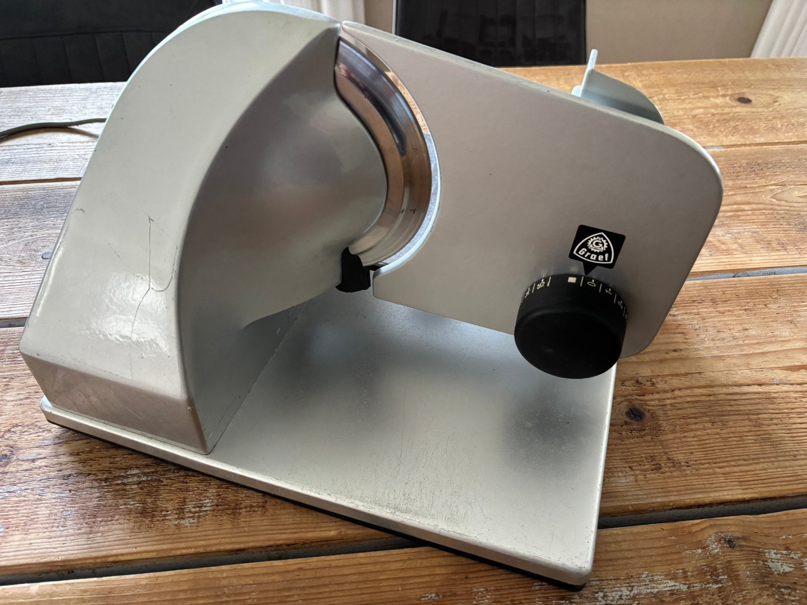 Graef FA-182 T snijmachine, Ophalen, Gebruikt, Zilver, Metaal