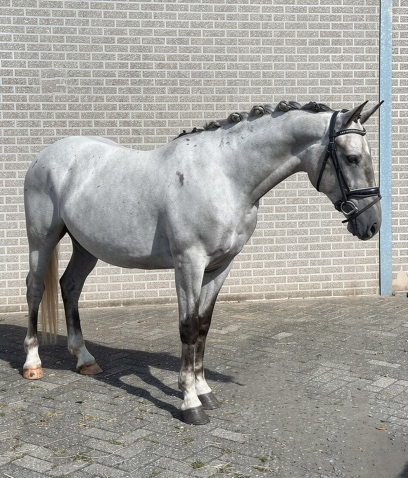 Super lieve en stoere D pony te koop!, Dieren en Toebehoren, B, Ruin, 3 tot 6 jaar, Gechipt