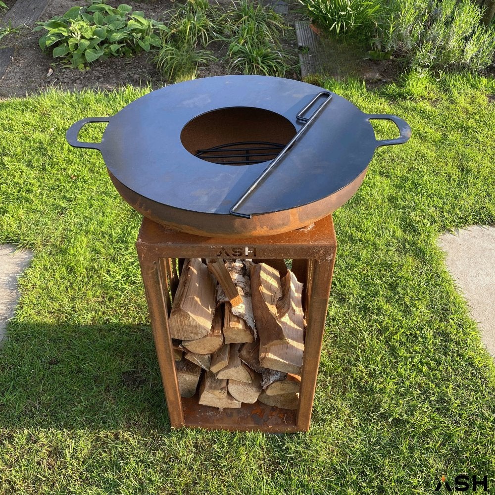 Plancha BBQ van cortenstaal – nieuw / ongebruikt, Tuin en Terras, Ophalen of Verzenden, Nieuw