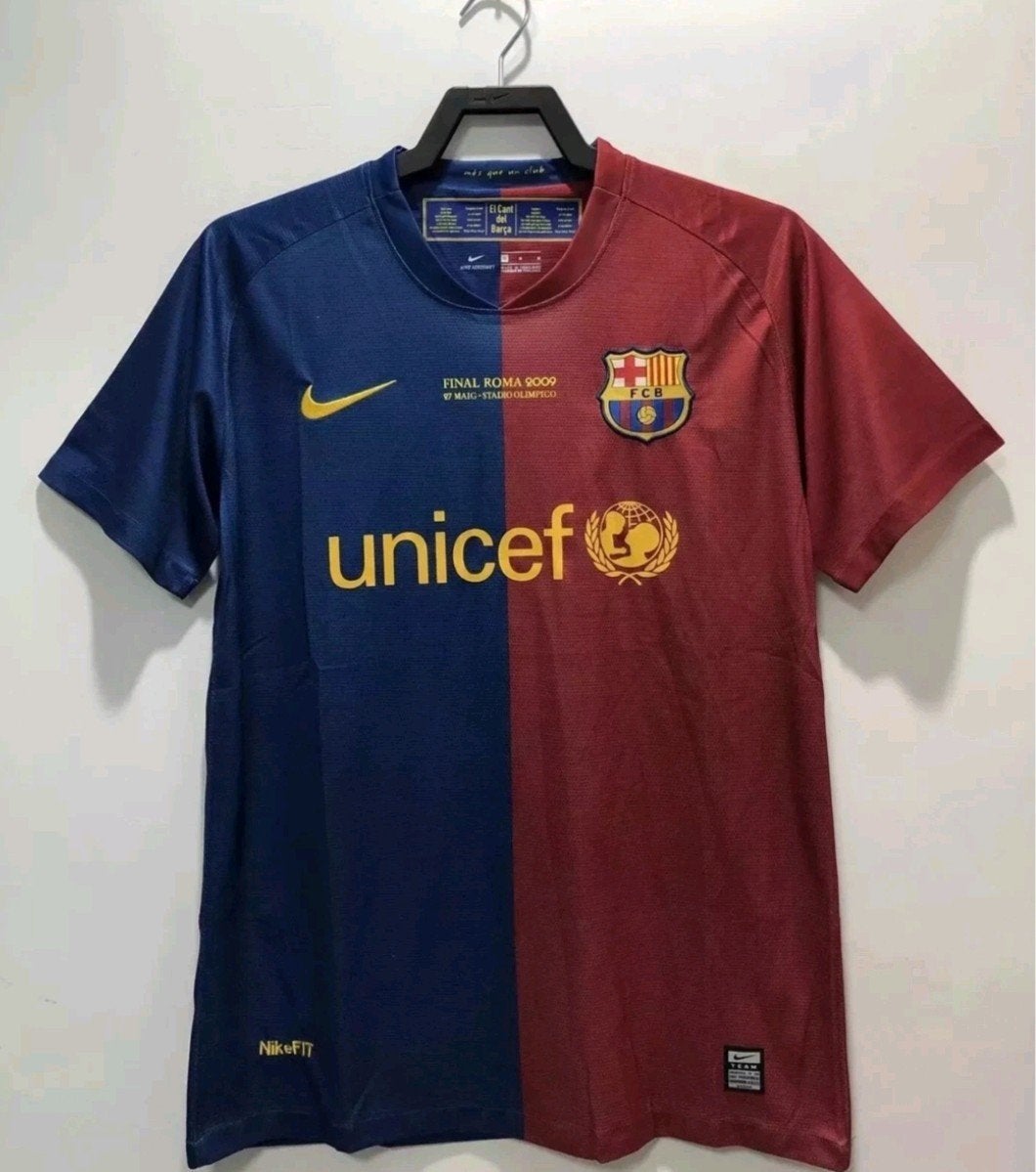 NIKE FC Barcelona Finale Roma 2009 Messi 10 Shirt Maat M, Nike, Ophalen of Verzenden, Zo goed als nieuw, Meerkleurig
