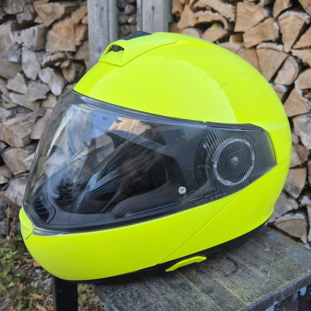 Motorhelm Schubert+Sena comm geel maat 59, Overige merken, Dames, Ophalen of Verzenden, Integraalhelm