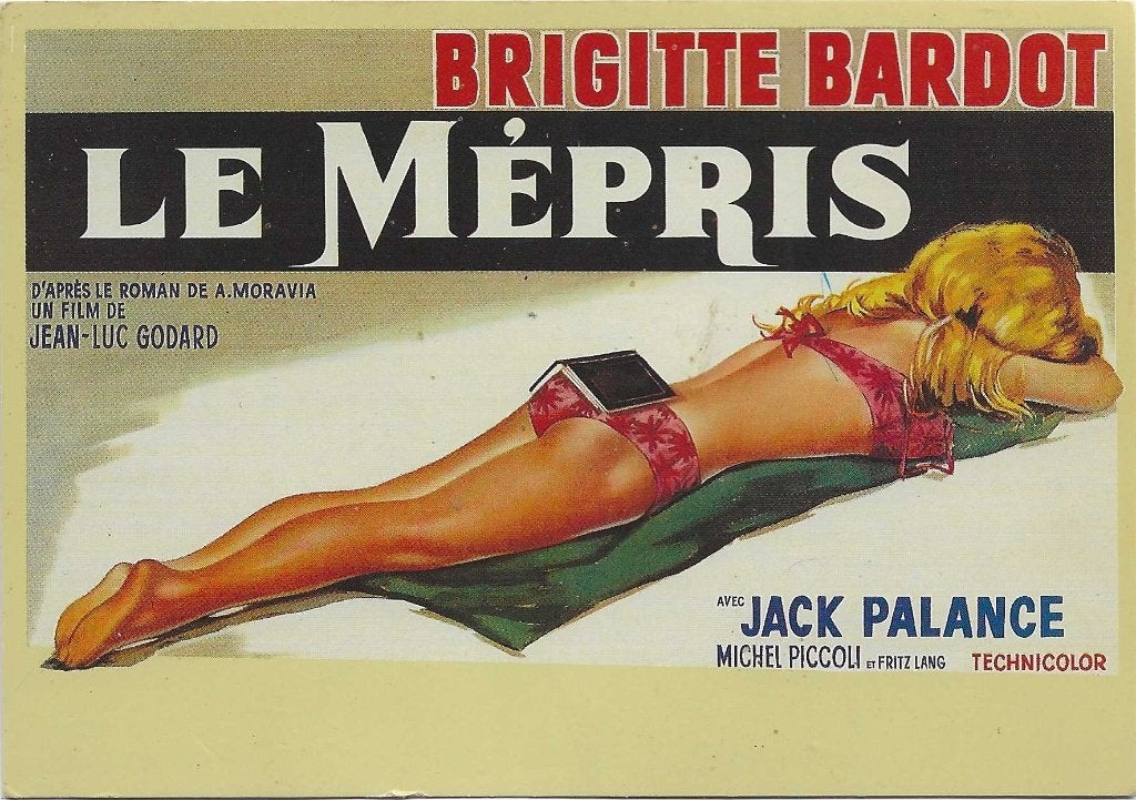 Filmsterren posteransichtkaart Brigitte Bardot 1963, Verzenden, 1960 tot 1980, Ongelopen, Sterren en Beroemdheden