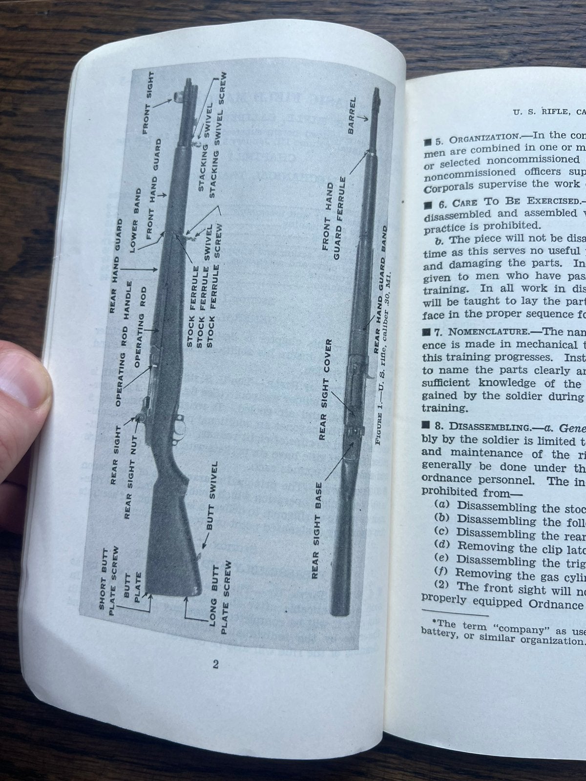 WO2 Amerikaans M1 Garand Rifle techisch voorschrift 1940, Amerika, Verzenden, Boek of Tijdschrift