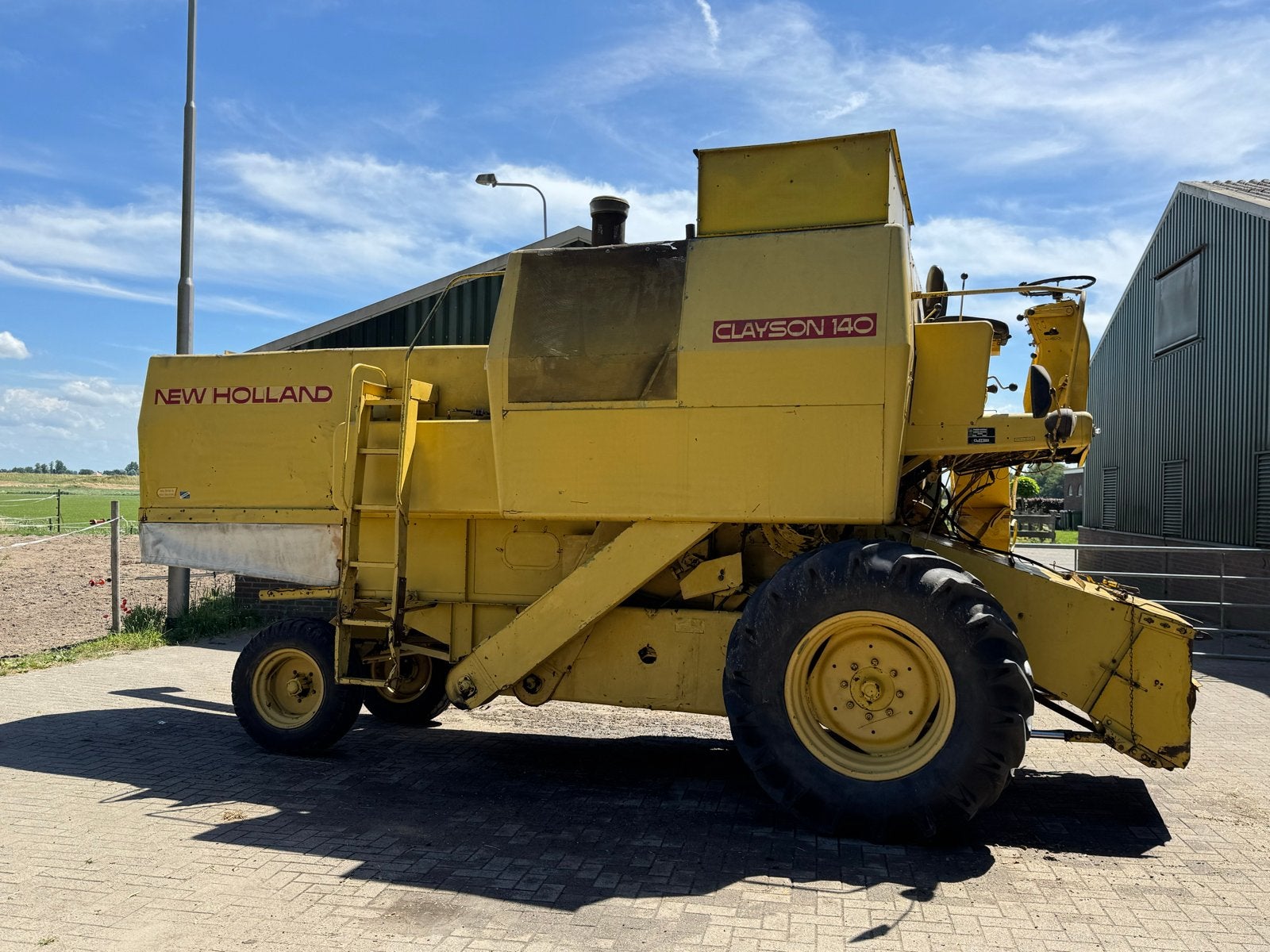 Clayson 140 Maaidorser, Ophalen, Akkerbouw, Oogstmachine