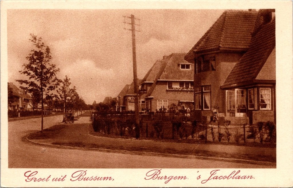 Bussum - 10 antieke ansichtkaarten, Verzenden, 1920 tot 1940, Ongelopen, Noord-Holland