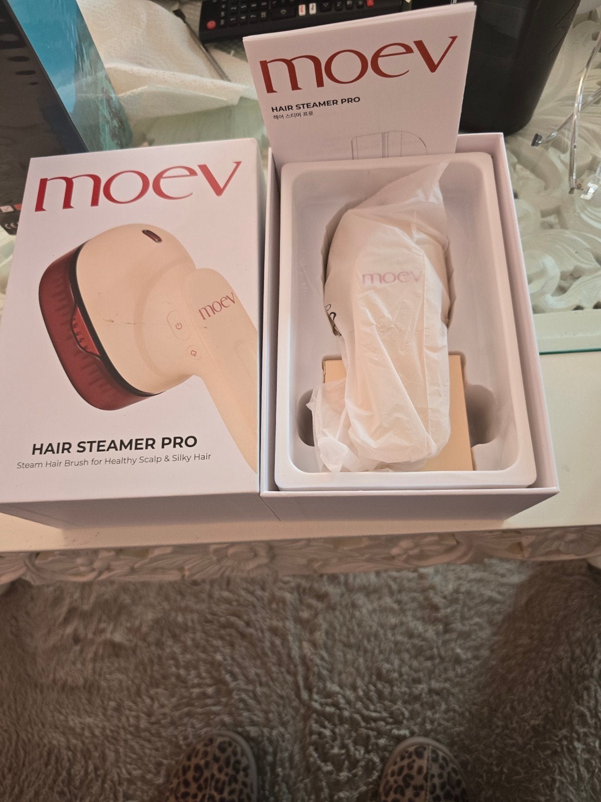 Moev Hair Steamer Pro - Voor gezond en zijdezacht haar, Witgoed en Apparatuur, Persoonlijke-verzorgingsapparatuur, Ophalen of Verzenden