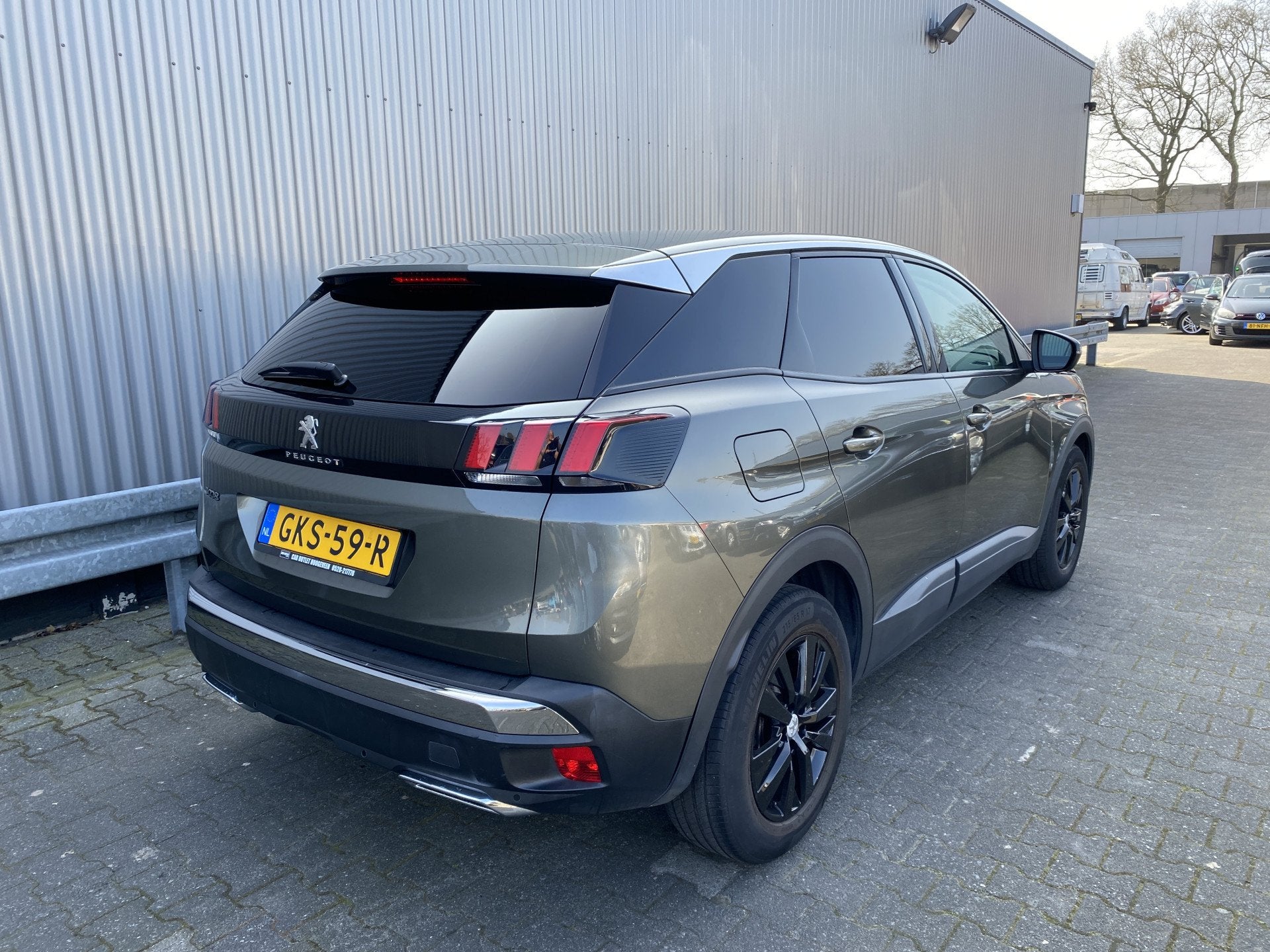 Peugeot 3008 1.2 PureTech Active Pack AUTOMAAT, 153Dkm, Clim, Stof, Gebruikt, 1199 cc, Grijs