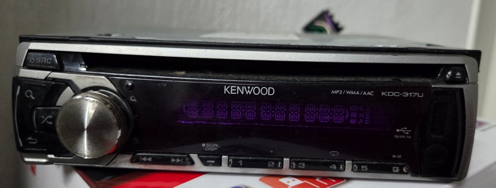 Kenwood KDC-317UR Autoradio - MP3/WMA/AAC, Ophalen of Verzenden, Zo goed als nieuw