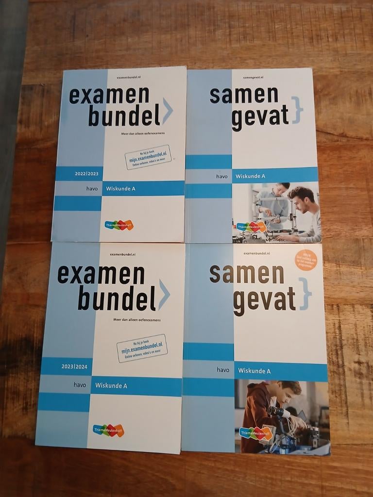 Wiskunde A havo – examenbundel & samengevat €5 p/st, Ophalen of Verzenden, Zo goed als nieuw, HAVO