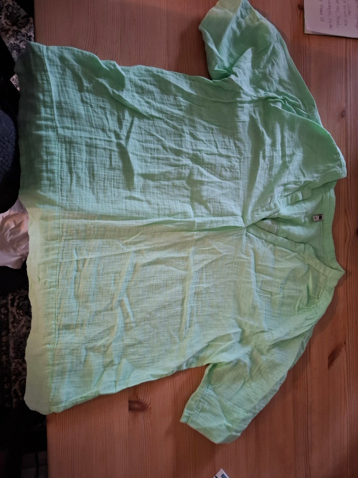 Hema XL. Heerlijke luchtige stof. blouse., Kleding | Dames, Ophalen of Verzenden, Zo goed als nieuw, Groen, Blouse of Tuniek