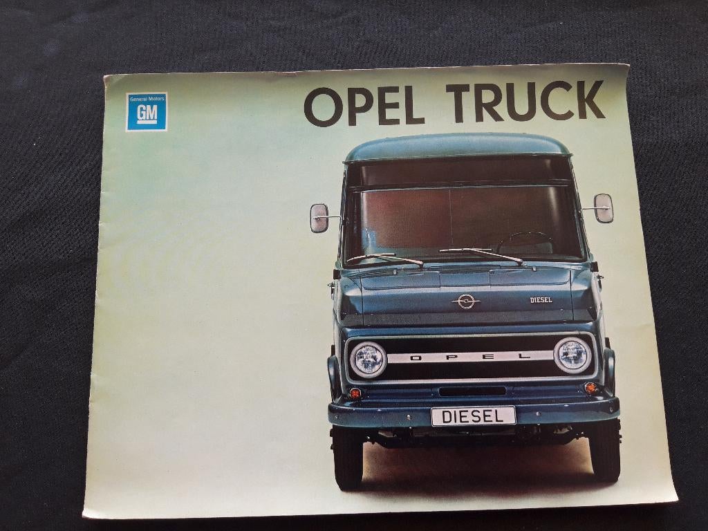 folder Opel Truck ( Blitz ) 1970 - Nederlands, Boeken, Ophalen of Verzenden, Zo goed als nieuw, Opel