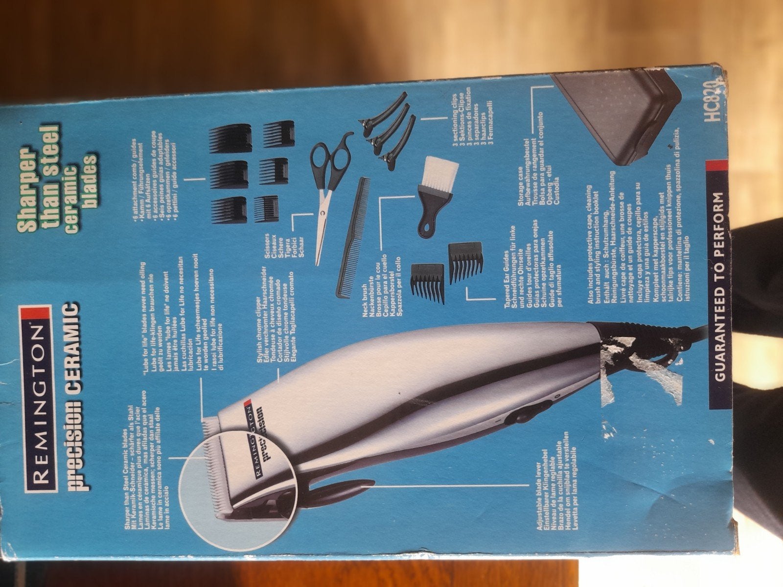 Remington Precision Ceramic Tondeuse HC820, Ophalen of Verzenden, Zo goed als nieuw, Scheren en Epileren