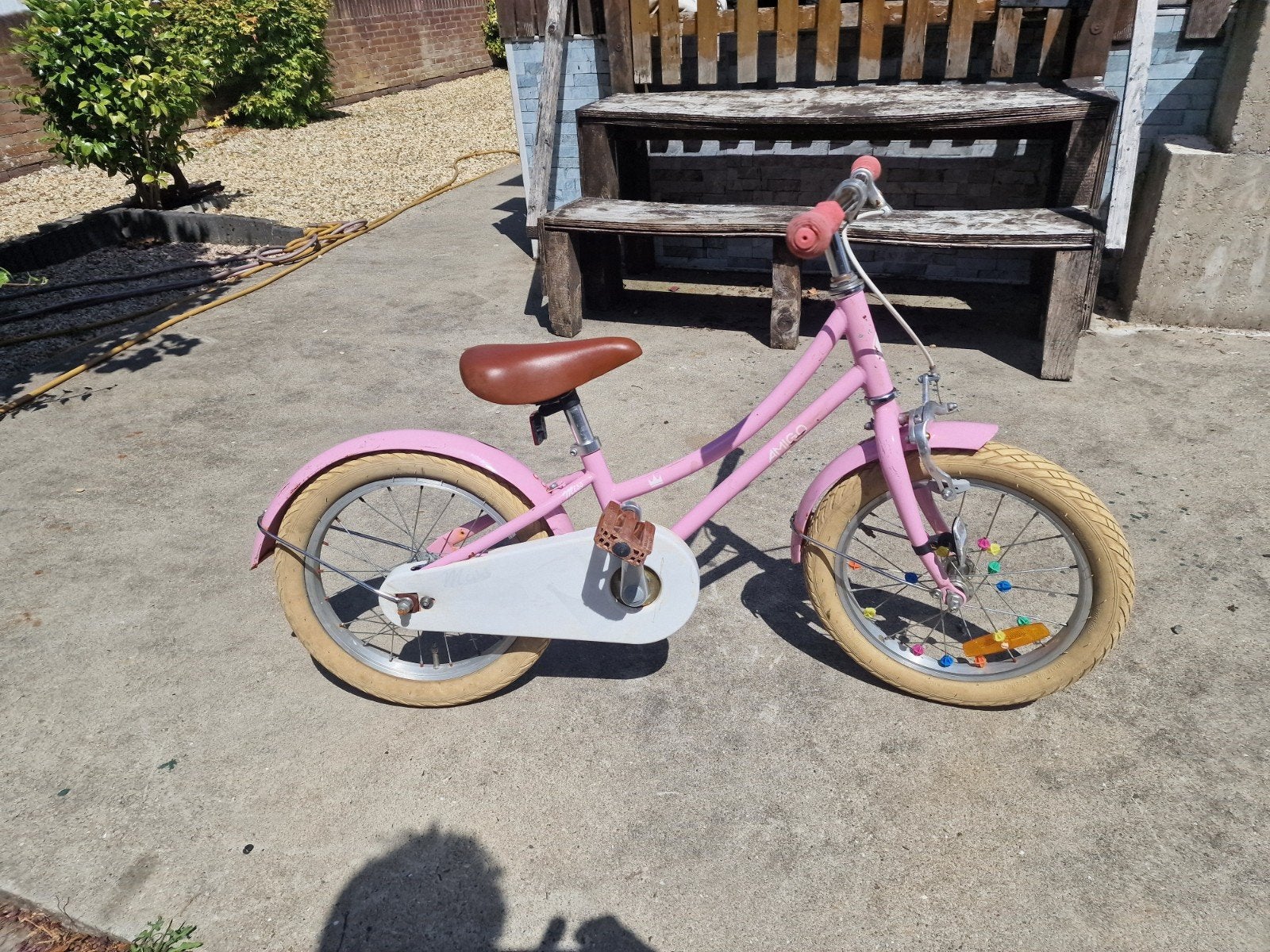 16 inch meiden fietje nog netjes vaste prijs, Ophalen of Verzenden, Gebruikt, 16 inch