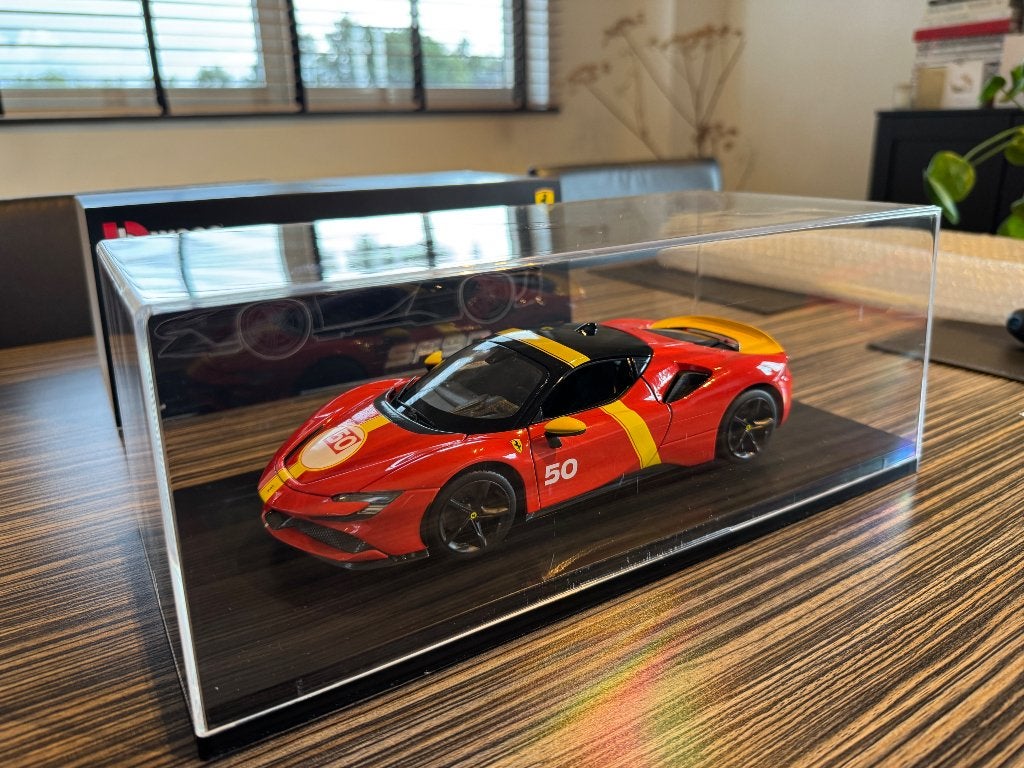Ferrari SF90 Lemans livery Bburago 1:18, Ophalen, Nieuw, Bburago