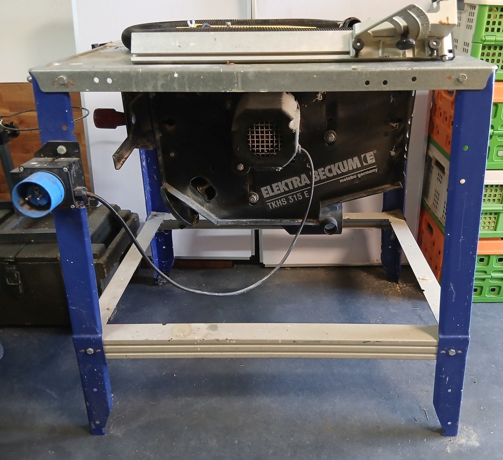 Elektra Beckum TKHS315 E zaagtafel, Ophalen, Gebruikt, Cirkelzaag, 70 mm of meer