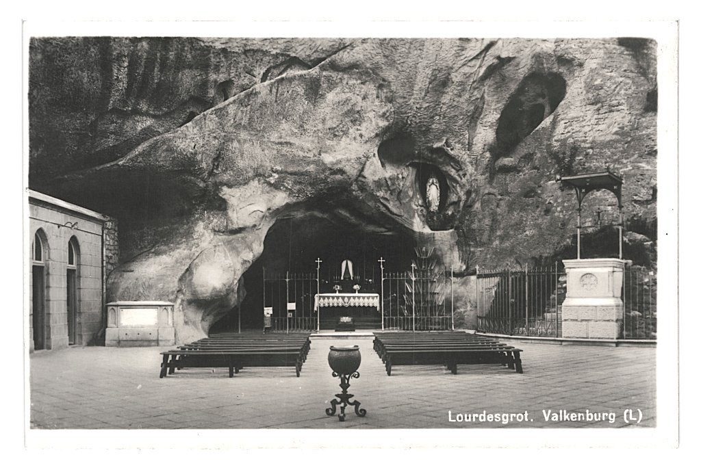 939987 Valkenburg Lourdesgrot Niet gelopen, Verzamelen, Ophalen of Verzenden, 1940 tot 1960, Ongelopen, Limburg