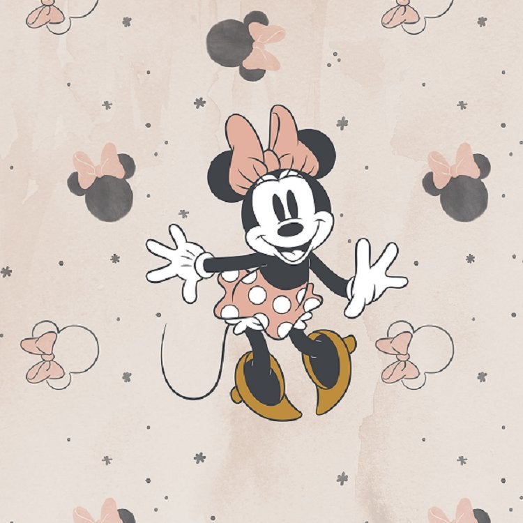Minnie behang Party Mouse, Minnie Mouse, Muurdeco4kids, Ophalen of Verzenden, Nieuw