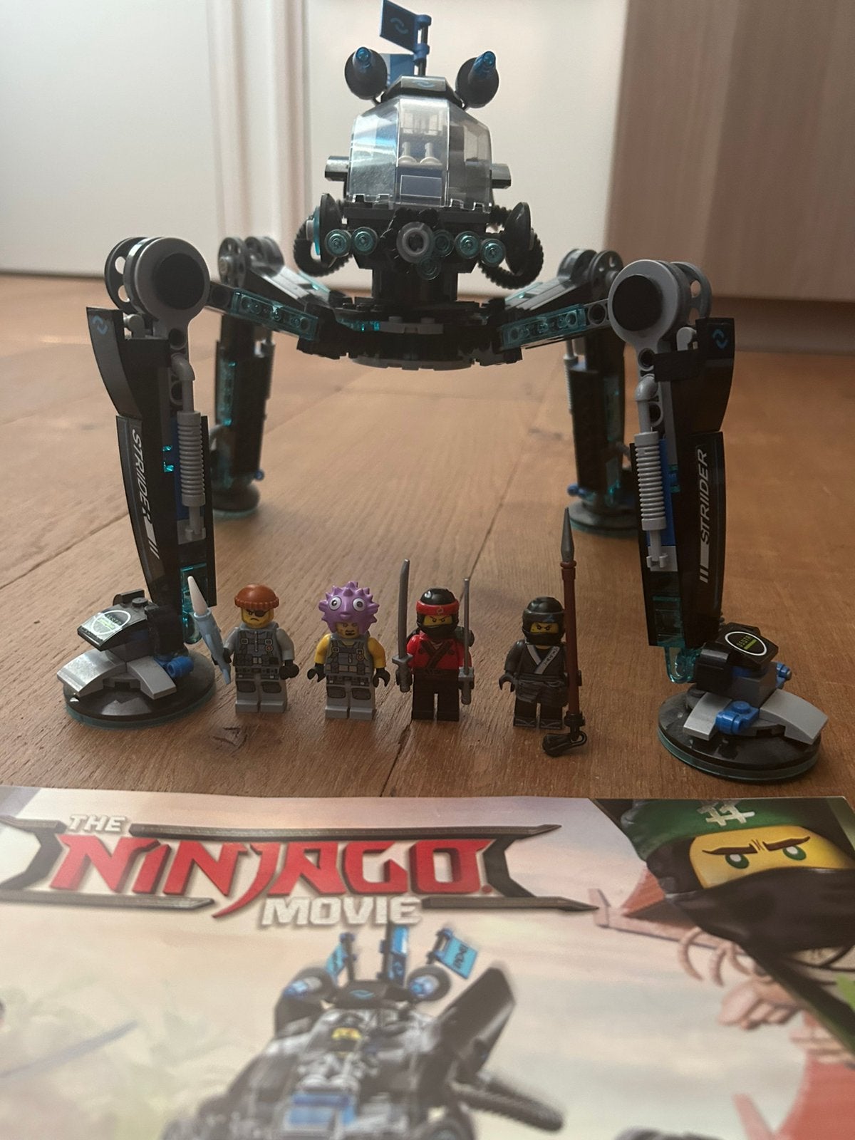 LEGO ninjago movie 70611 water strider, Lego, Zo goed als nieuw, Ninjago, Inclusief minifiguren