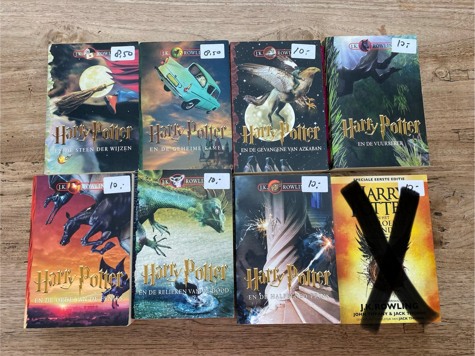 Harry potter boeken serie J K Rowling, zgan, los of hele set, Boeken, Ophalen of Verzenden, Zo goed als nieuw, Fictie