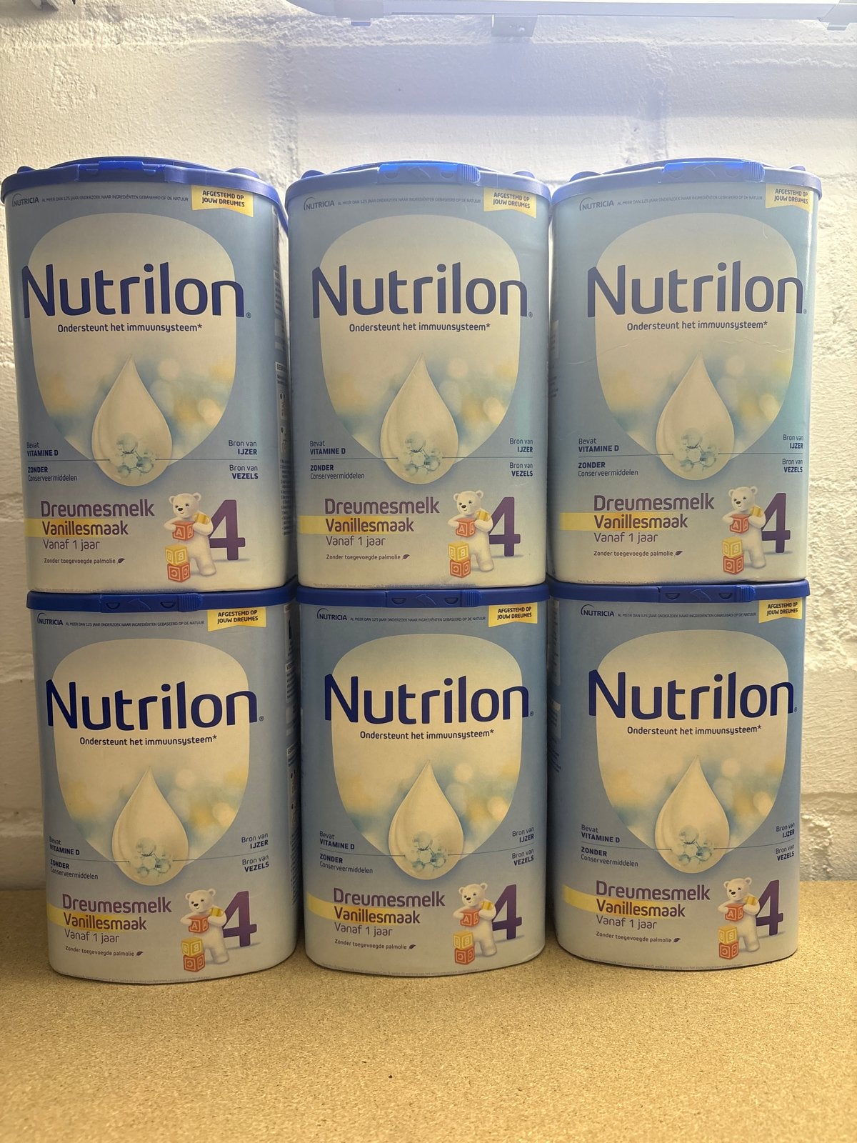 6x Nutrilon Dreumesmelk Vanillesmaak 4 (Ongeopend), Ophalen of Verzenden, Nieuw, Overige typen, Nutrilon