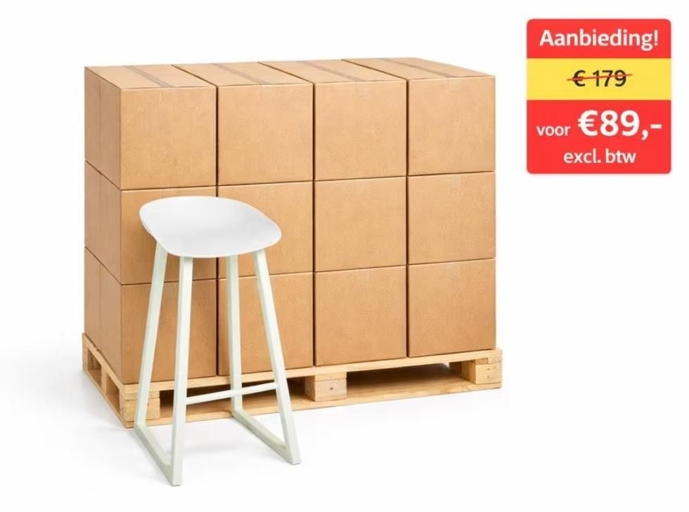 BARKRUK | WIT | NIEUW | SALE | GROTE VOORRAAD, Kunststof, 60 tot 90 cm, Nieuw, Ophalen of Verzenden