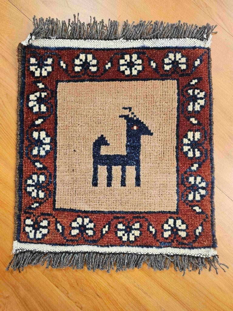 Gabbeh tapijtje 31/31 cm