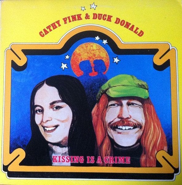 LP Cathy Fink & Duck Donald - Kissing is a crime, Ophalen, Gebruikt, 12 inch