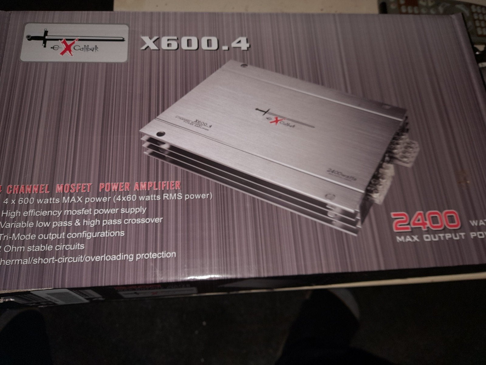 exculiber versterker, Audio, Tv en Foto, Ophalen of Verzenden, Nieuw, 120 watt of meer, Overige merken