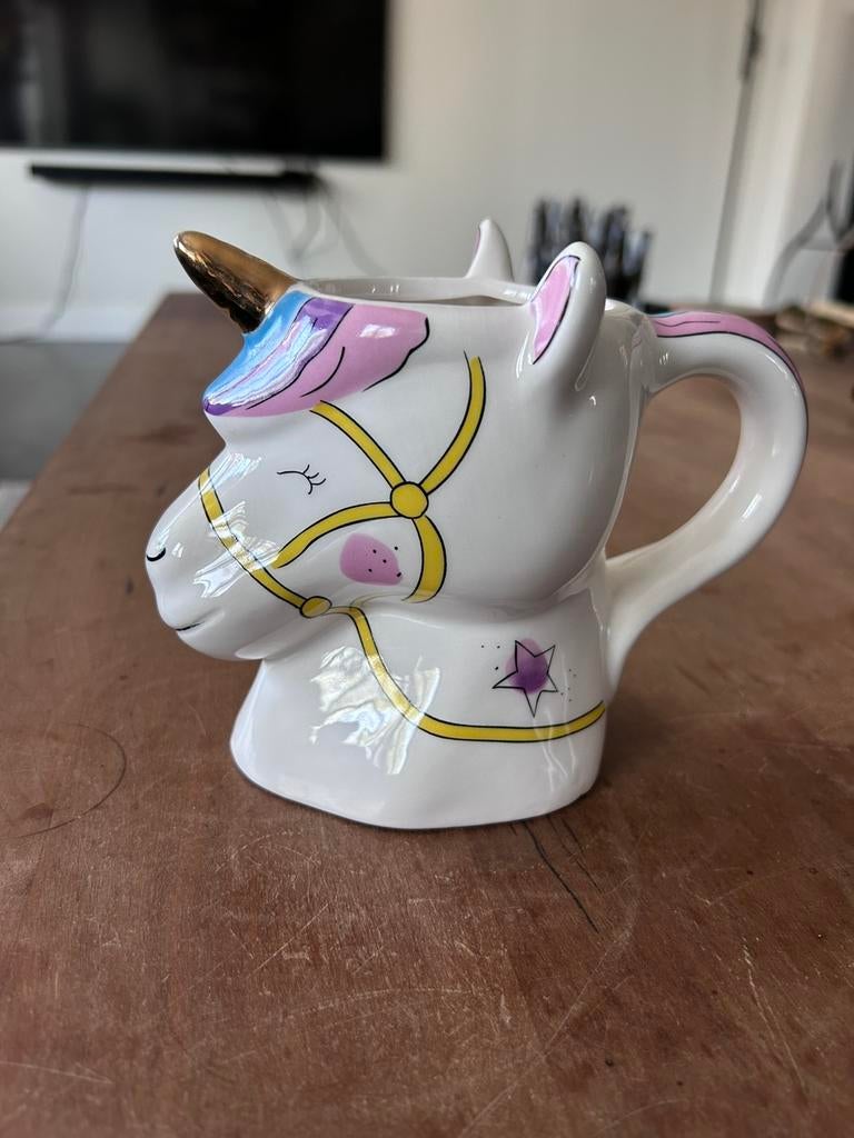 Blond amsterdam unicorn mok, Ophalen