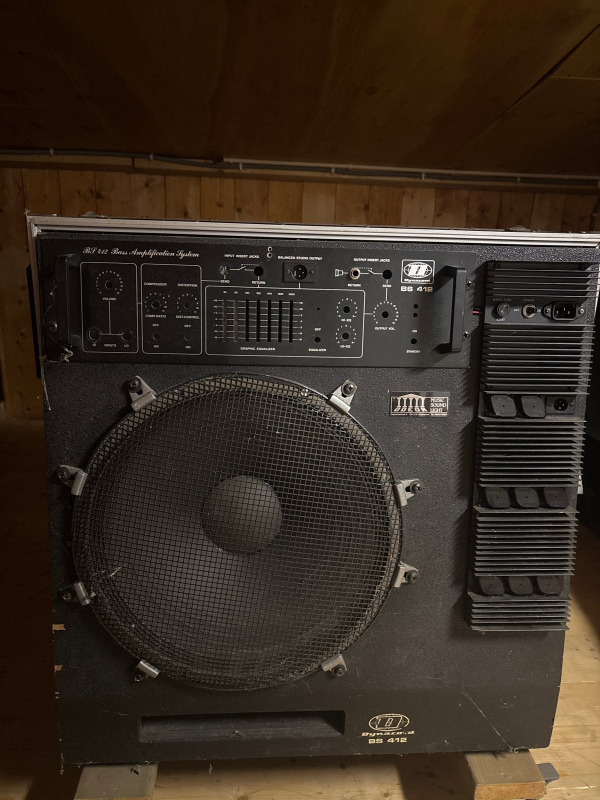 Dynacord BS 412 Basversterker - Krachtig en Compleet, Ophalen, Gebruikt, Basgitaar, 100 watt of meer