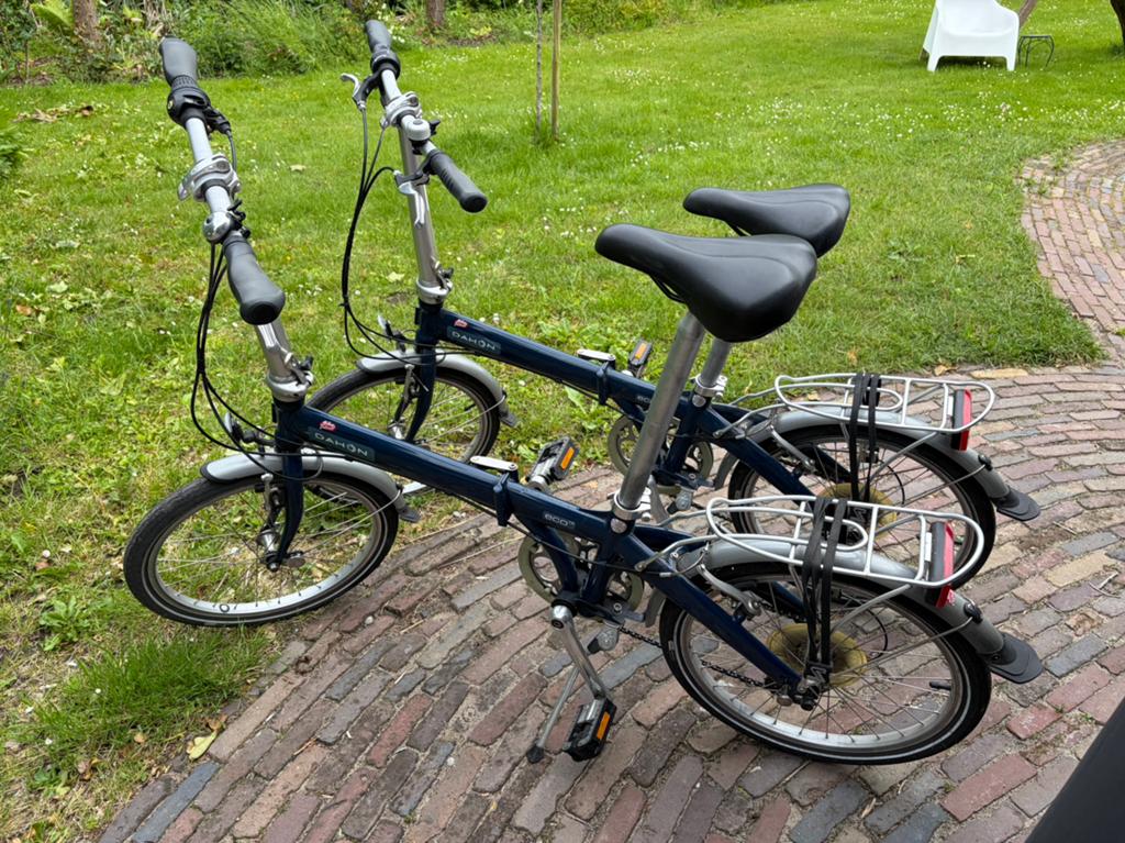 2x Dahon vouwfietsen - Ideaal voor forenzen en campers, Ophalen, 20 inch of meer, Gebruikt, Versnellingen