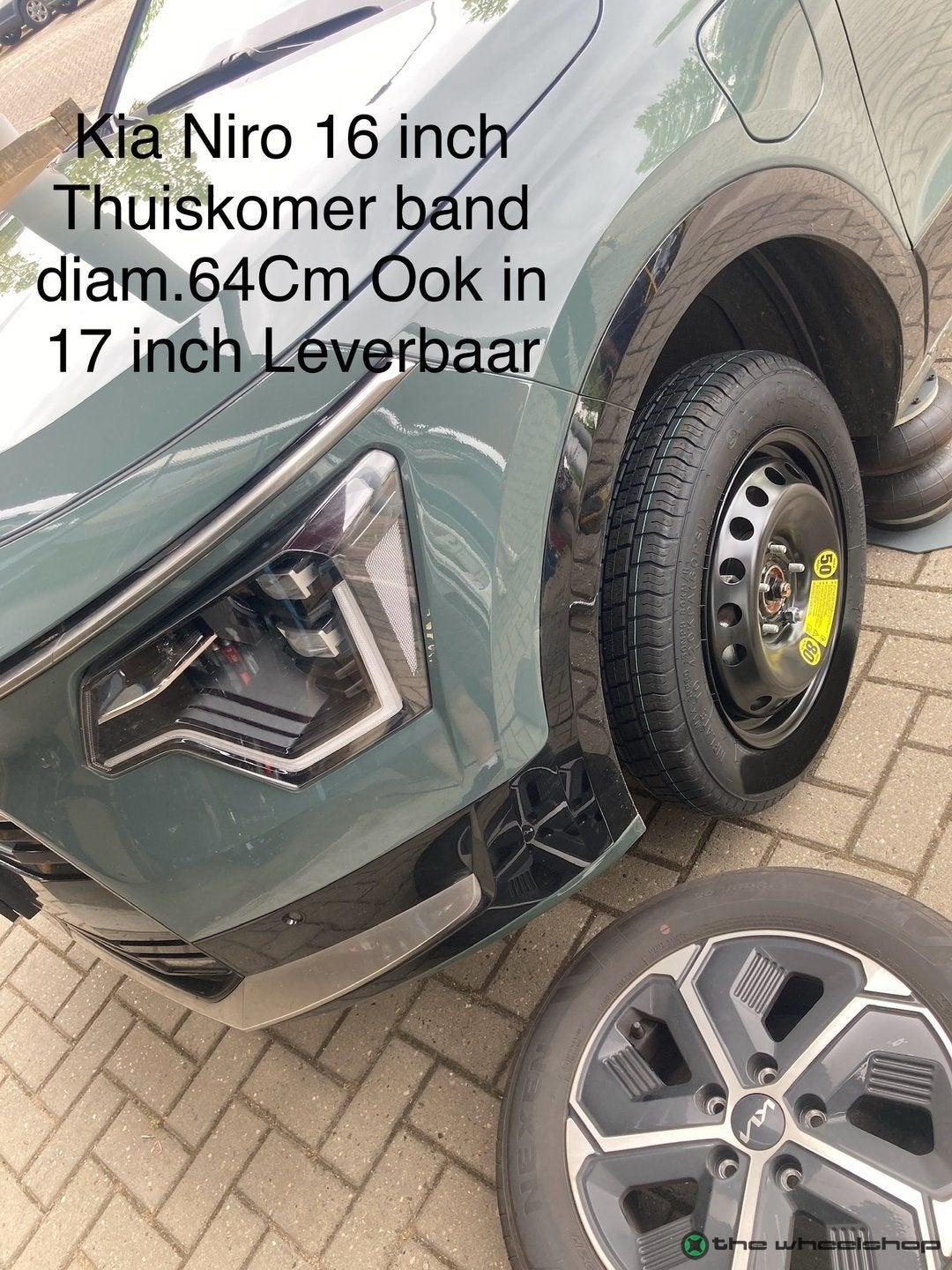 Thuiskomer Reservewiel KIA Niro EV3 Sportage Stonic 15 - 18, Gebruikt, -, Banden en Velgen, Ophalen of Verzenden