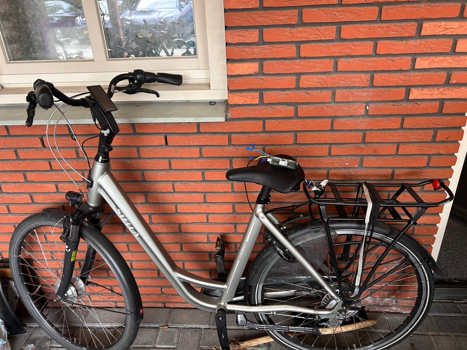 Elektrische Stella fiets (bedrading van accu kapot), Gebruikt, 55 tot 59 cm, 30 tot 50 km per accu, Ophalen
