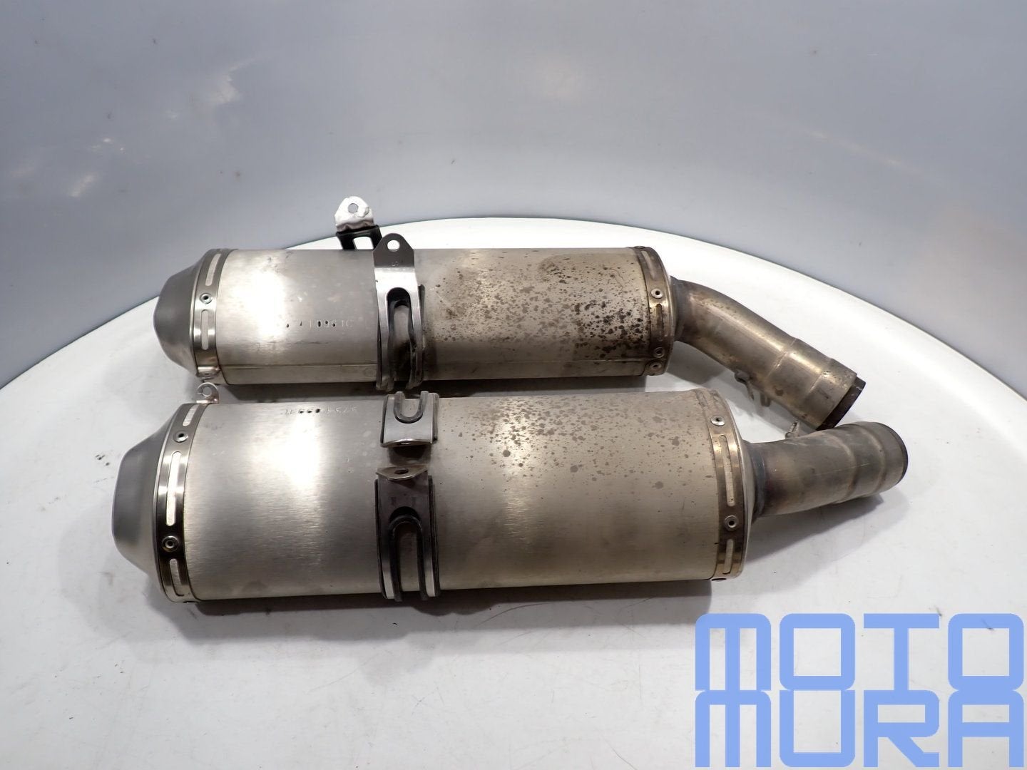 Ducati 848 1098 1198 2007 - 2013 uitlaat demper uitlaten uit, Motoren, Gebruikt, -, -, Ophalen of Verzenden