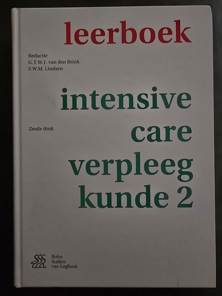 Leerboek intensive care verpleegkunde 2, Boeken, Studieboeken en Cursussen, Ophalen of Verzenden