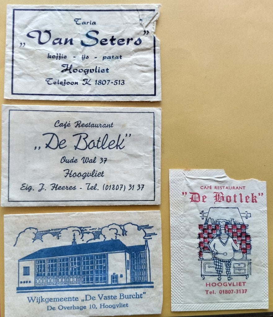 Hoogvliet 198, Verzamelen, Suikerzakjes, Verzenden