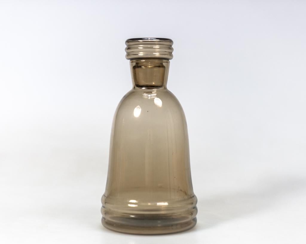 Vaas - rookglas  Frankrijk - Mid-century modern 60's 70's, Antiek en Kunst, Ophalen of Verzenden