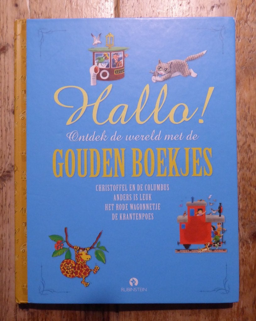 Hallo! Gouden boekjes, 4 delen in 1 kaft, Ophalen of Verzenden, Gelezen, Diverse Auteurs, Fictie algemeen