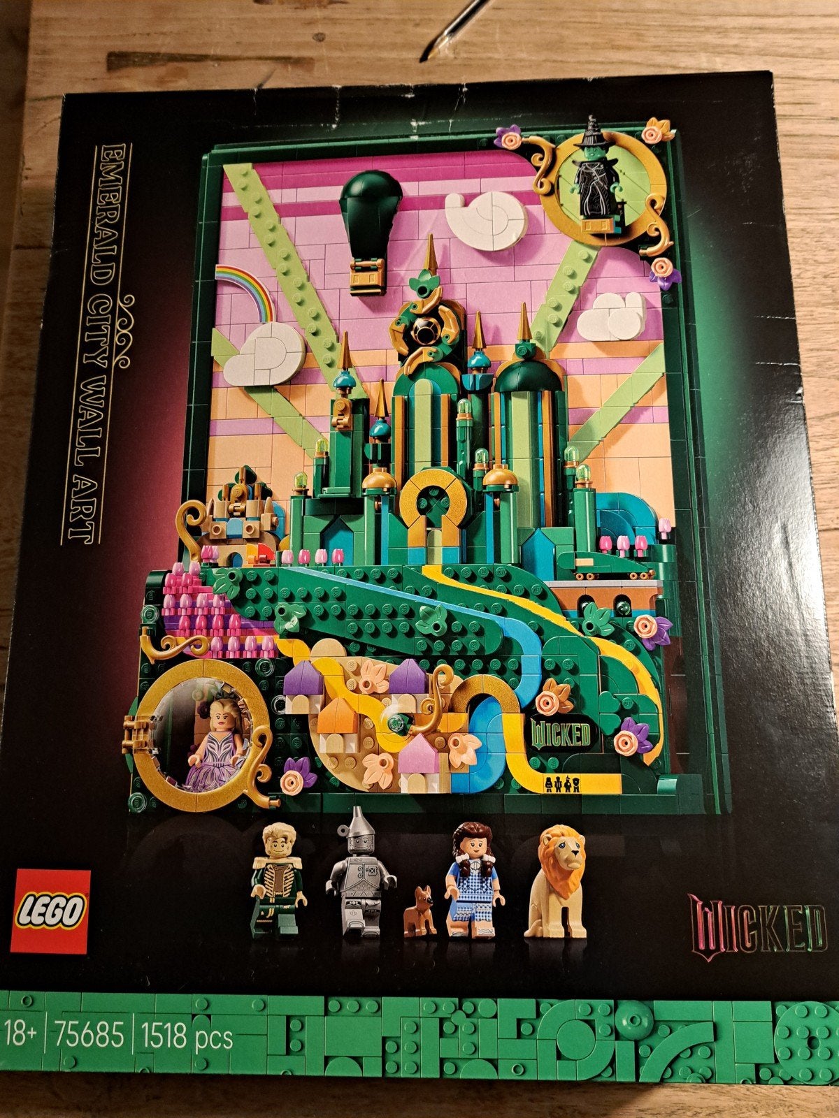 LEGO Emerald City Wall Art - Wicked (Nieuw in doos), Ophalen of Verzenden, Nieuw, Overige merken