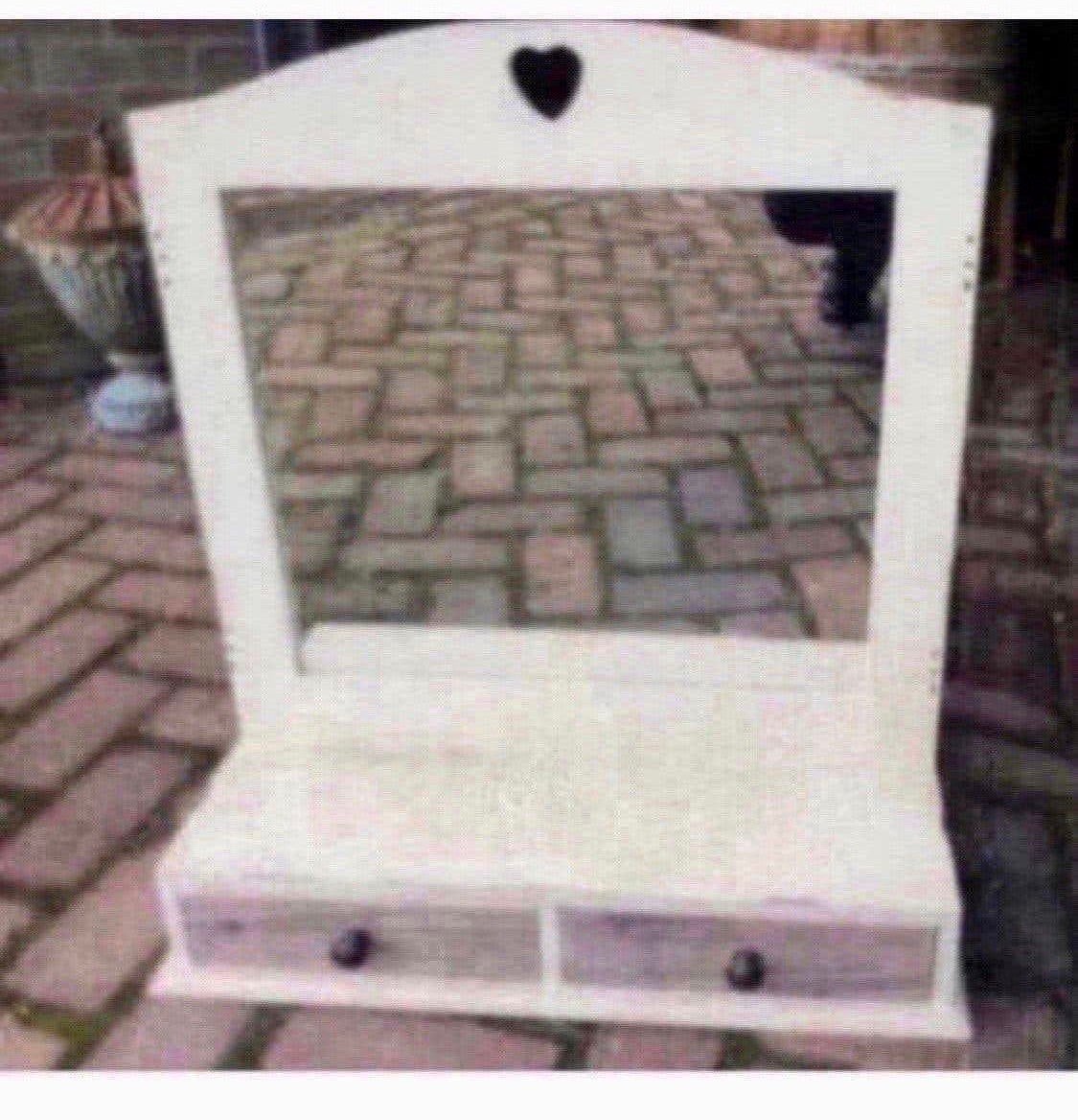 Spiegel, Huis en Inrichting, Woonaccessoires | Spiegels, Ophalen, Minder dan 50 cm, Gebruikt, Minder dan 100 cm
