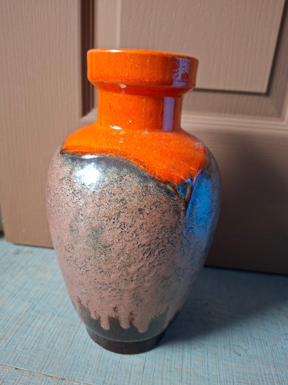 Vintage jaren '70 vaas West Germany, Antiek en Kunst, Ophalen of Verzenden