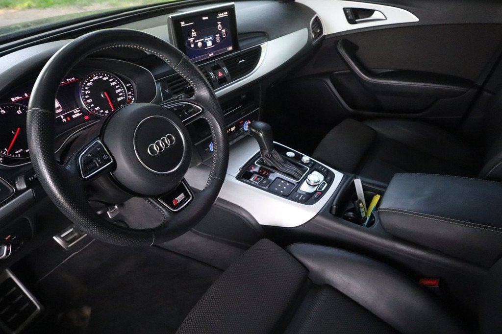Audi A6 Avant 1.8 TFSI ultra Advance Sport Aut. | 3x S-Line, Leder en Stof, Zwart, Origineel Nederlands, Automatische klimaatregeling