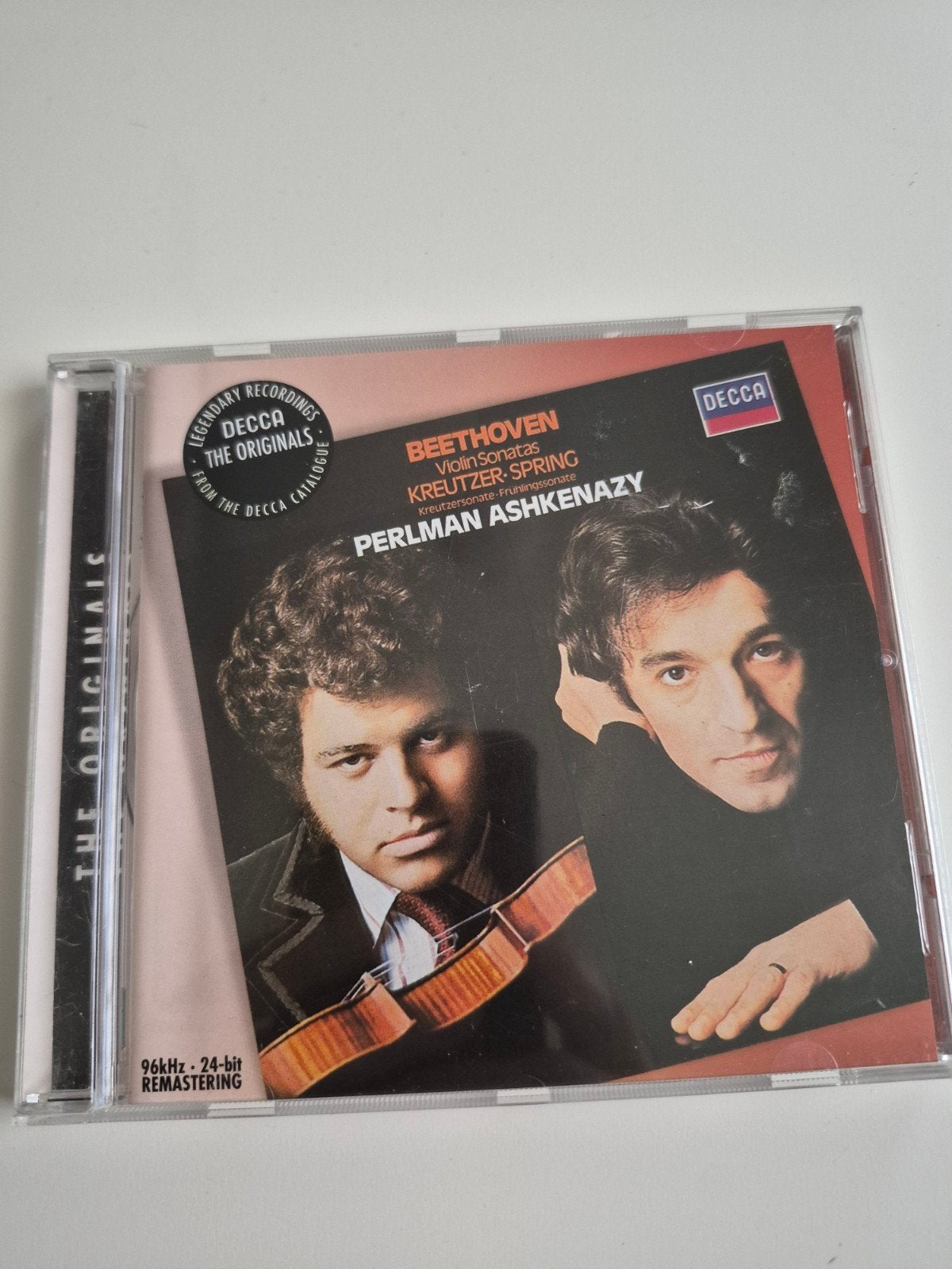 Beethoven Vioolsonates Kreutzer & Spring - Perlman Ashkenazy, Inclusief doosje, Kamermuziek, Ophalen of Verzenden, Zo goed als nieuw