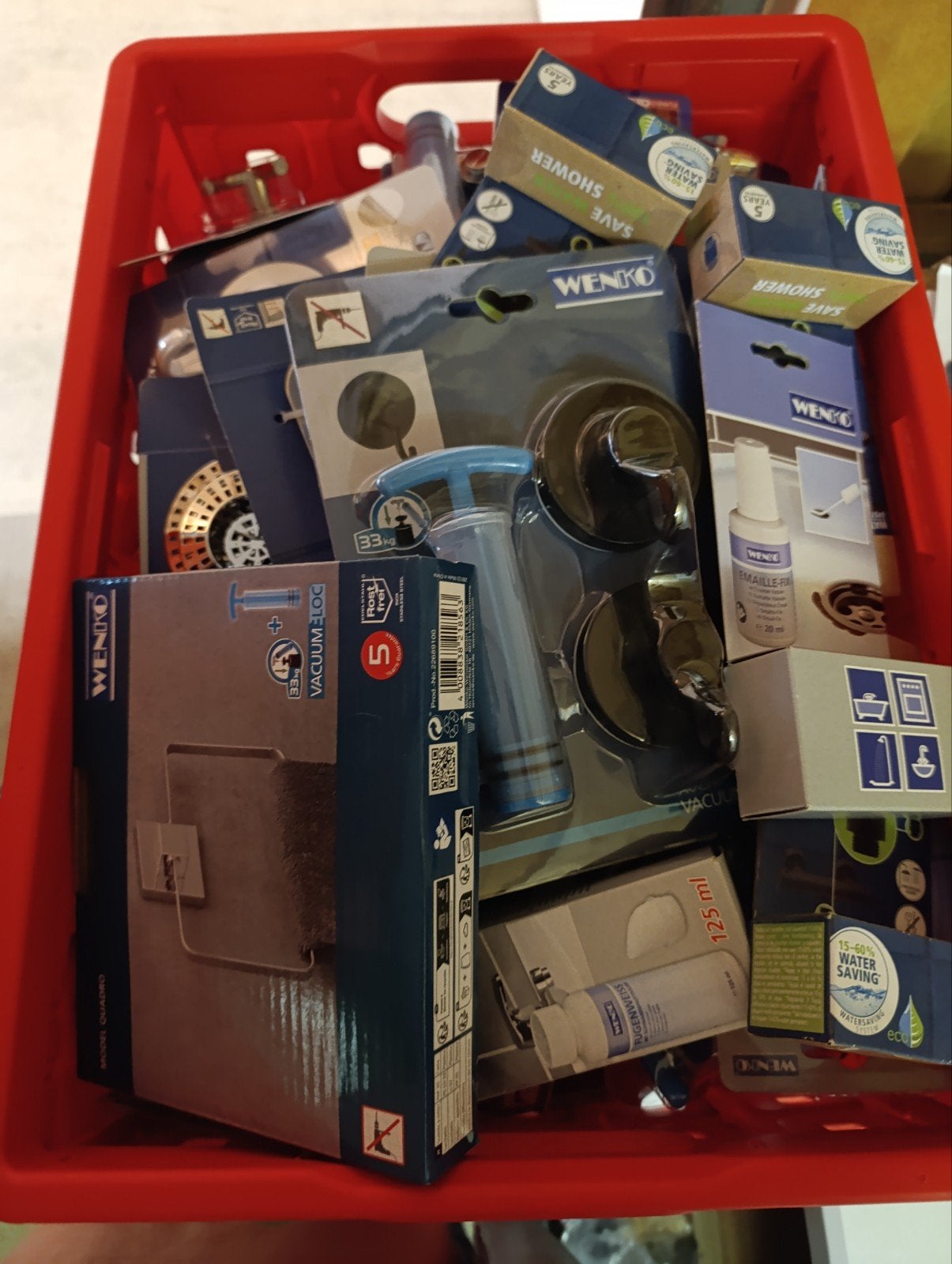 Wenko Badkameraccessoires - Nieuw in doos, Ophalen of Verzenden, Nieuw, Chroom, Douche