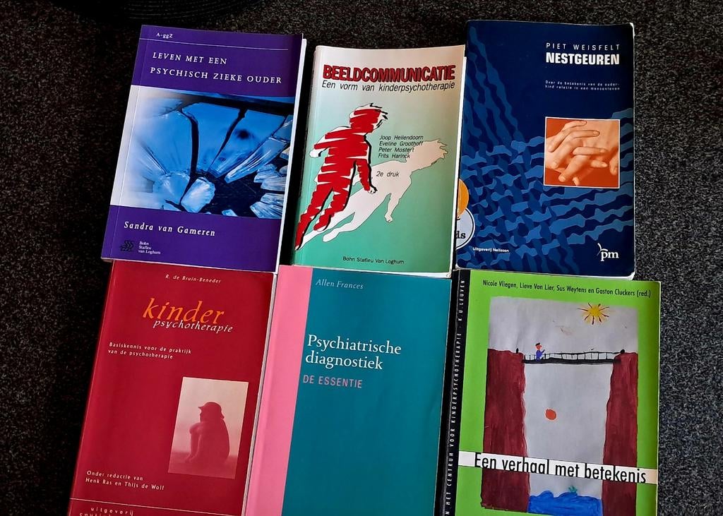 Boeken kinderpsychologie, diagnostiek, beeldcommunicatie, Boeken, Ophalen of Verzenden, Beta, Gelezen, HBO