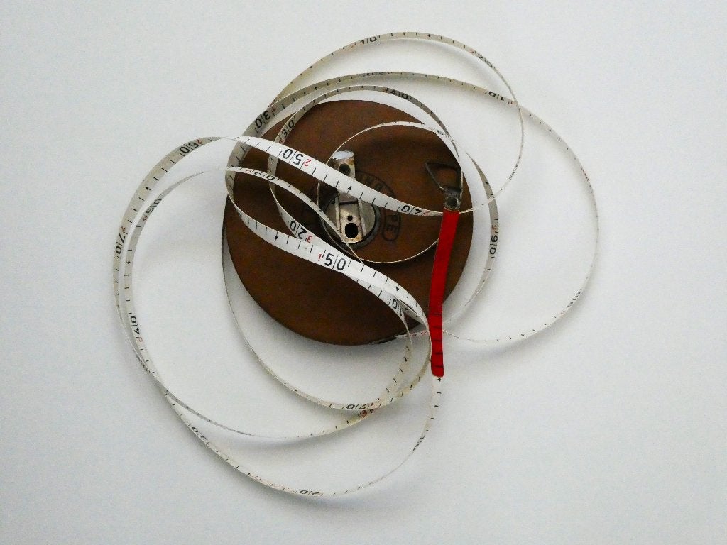 Oud meetlint rolmaat PANZER 30 M Best Measuring Tape 1950, Antiek en Kunst, Ophalen of Verzenden