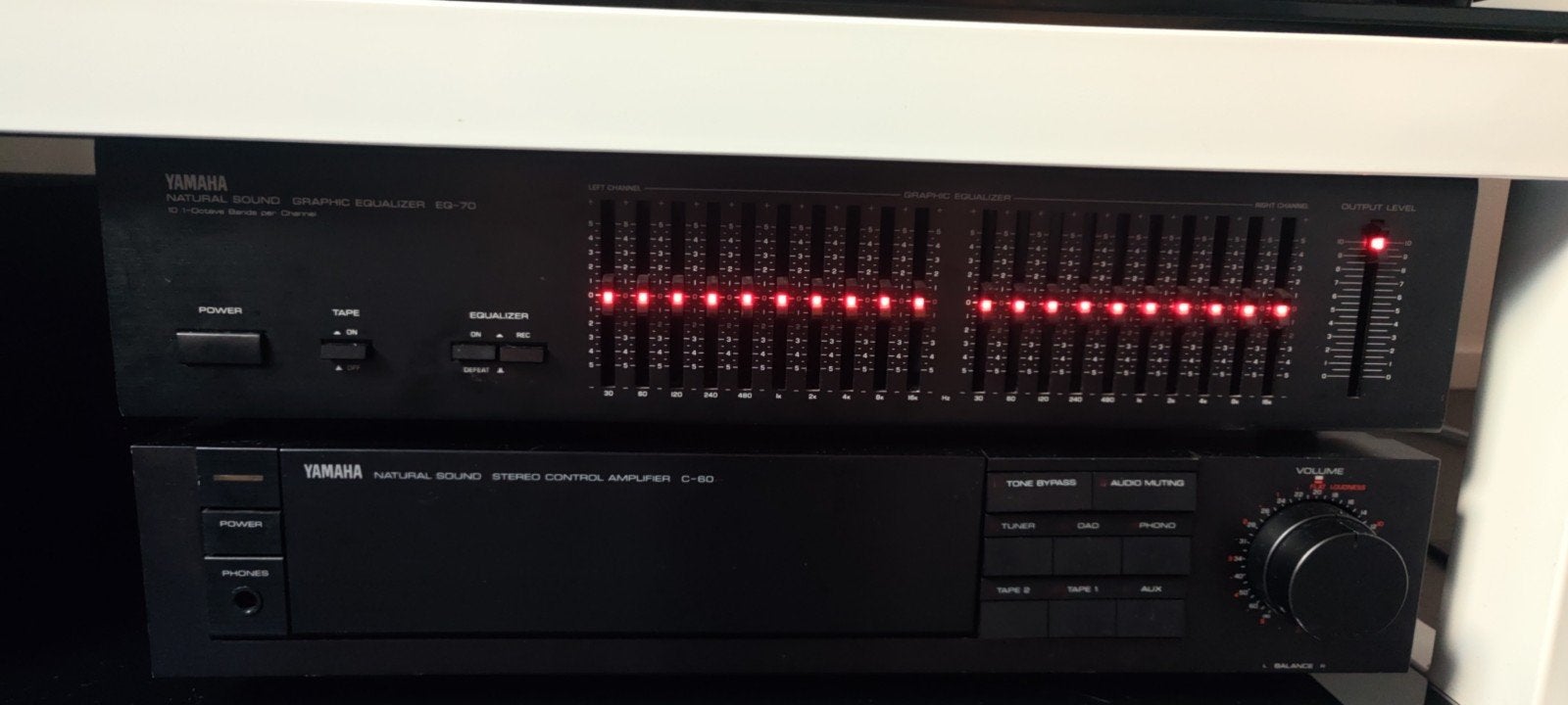 Yamaha EQ-70 10-bands equalizer - werkt perfect, Ophalen, Gebruikt