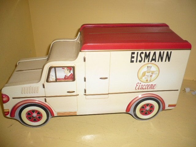 Mie18<> Auto koekblik eismann, Verzenden, Zo goed als nieuw, Overige, Overige merken