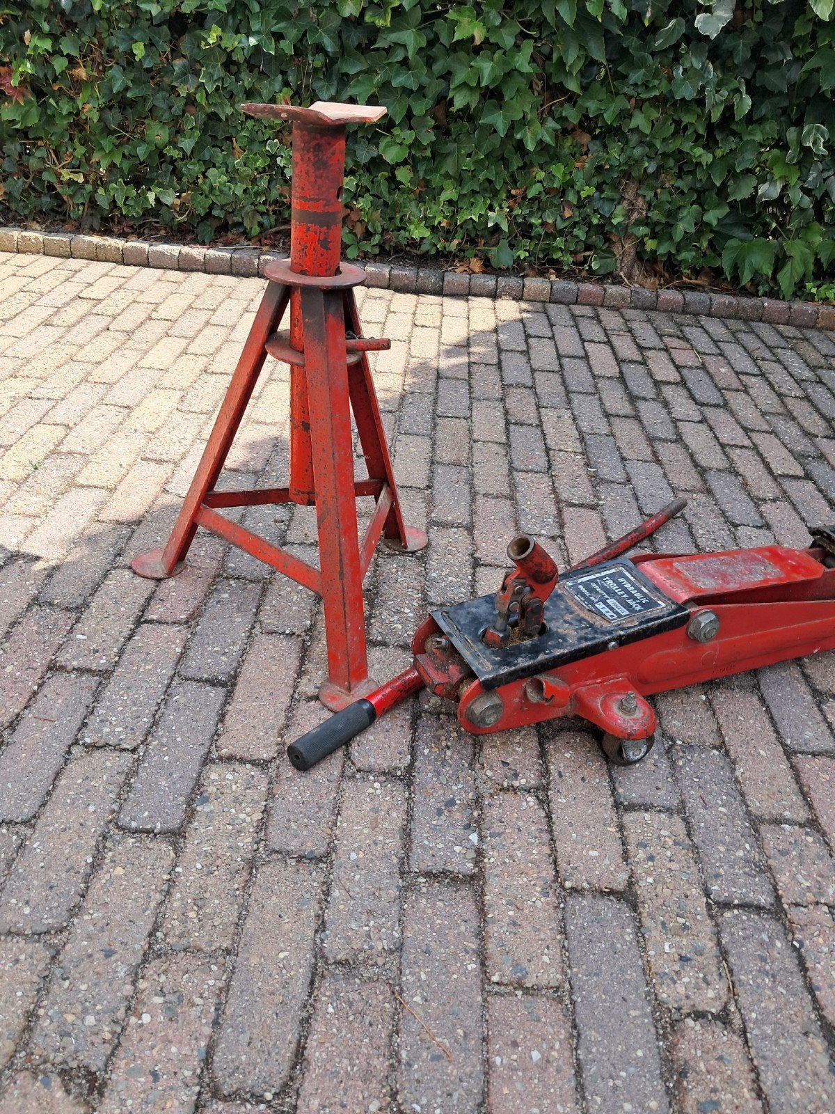 Autokrik en steun., Ophalen, Gebruikt, Garagekrik