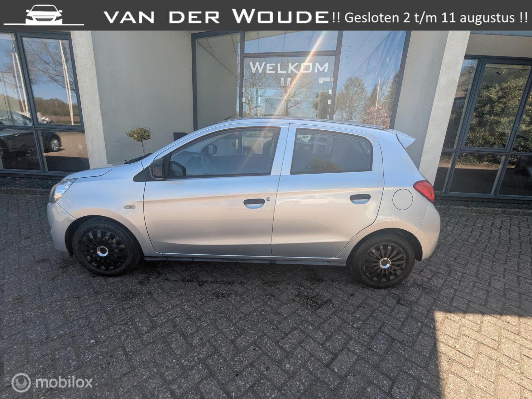 Mitsubishi Space Star 1.0 Inform 5DRS, '13 Airco!, Voorwielaandrijving, Euro 5, Stof, Origineel Nederlands